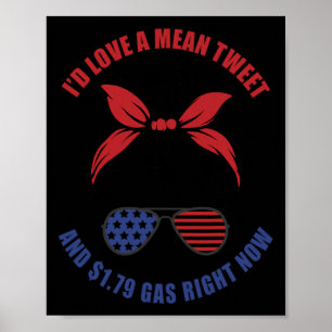 Grappig Id Graag Een Gemene Tweet En 1.79 Benzine  Poster