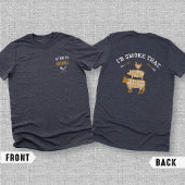Grappig ID rook die aangepaste naam vader Shirt gr