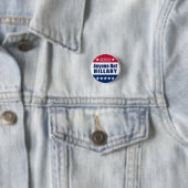 Grappig | Iedereen behalve Hillary | Verkiezing 20 Ronde Button 3,2 Cm (In situ)