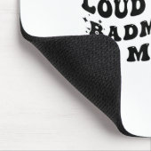 Grappig Iemand Luide Mond Badminton Moeder D Muismat (Hoek)