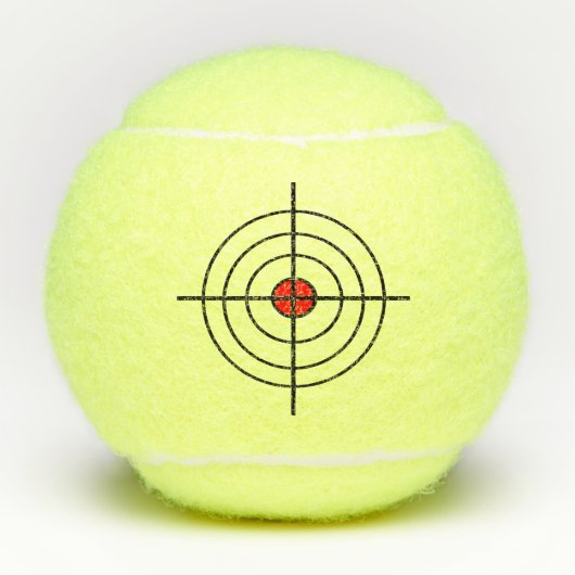 Grappig Ierland Bullseye Tennisballen (Voorkant)