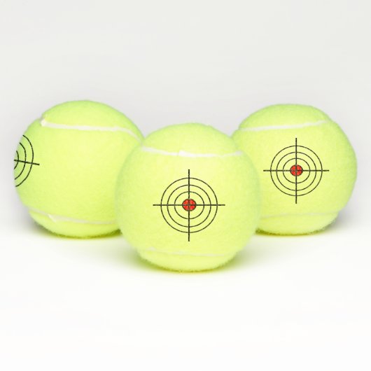 Grappig Ierland Bullseye Tennisballen (Multi)