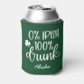 Grappig Iers Drink St. Patrick's Day Blikjeskoeler (Blikje Achterkant)