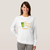 Grappig Iers Drinken Dames Lange Mouwen Shirt (Voorkant volledig)
