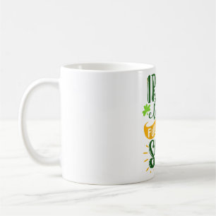 Grappig Iers glas vol met sass St Patricks Day Luc Koffiemok