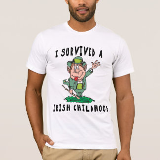 Grappig Iers - ik heb een Ierse kindertijd overlee T-shirt