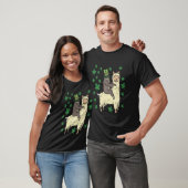 Grappig Iers Luiaard Llama T-shirt St. Patrick's D (Unisex)