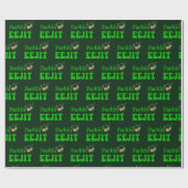 grappig Iers rude insult feckin eejit Cadeaupapier (Vlak)