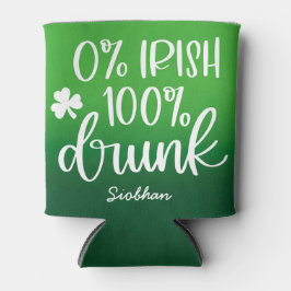 Grappig Iers St. Patrick's Day typografie ontwerp  Blikjeskoeler