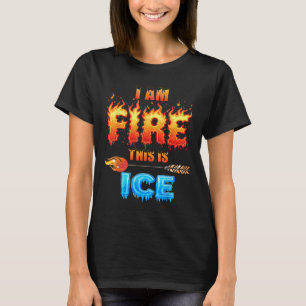 Grappig Ijs Dit Is Vuur Kostuum Halloween Familie T-shirt