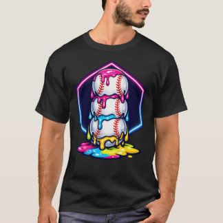 Grappig Ijs Druppel Triple T-shirt