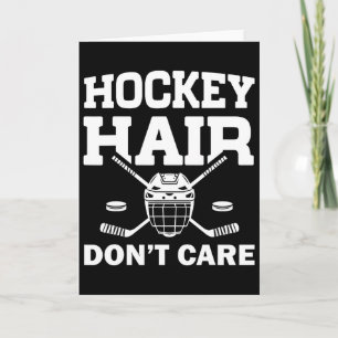Grappig ijs hockey ontwerp voor meisjes vrouwen ij kaart