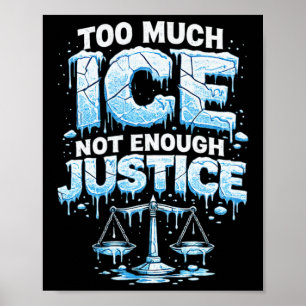 Grappig Ijs Shirt Afschaffen Ijs Trump Meme Poster