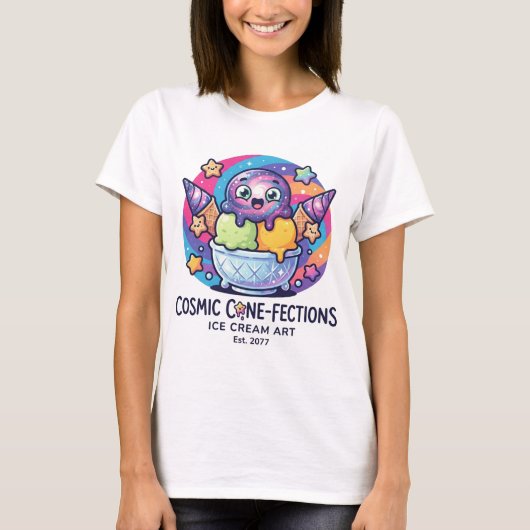 grappig ijs t-shirt (Voorkant)