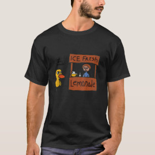 Grappig ijs verse limonade heeft druiven eend lang t-shirt