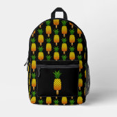 Grappig ijsdruppel ananas verfrissend zomerfruit bedrukte rugzak (Voorkant)