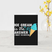 Grappig Ijsje Kunst Voor Mannen Vrouwen Kinderen D Kaart (Gele Bloem)