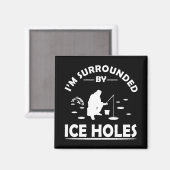 Grappig ijsvis quote magneet (Voorkant / Achterkant)