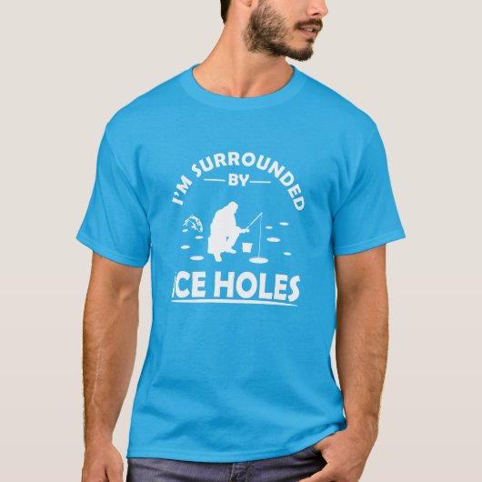 Grappig ijsvis quote t-shirt (Voorkant)