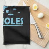 Grappig ijsvisquote theedoek (Quarter Fold)