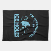 Grappig ijsvisquote theedoek (Horizontaal)