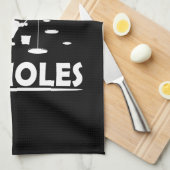 Grappig ijsvisquote theedoek (Quarter Fold)