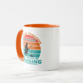 Grappig Ijsvissen Mok (Voorkant links)