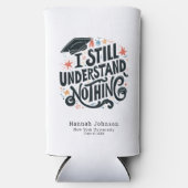 Grappig, ik begrijp niets van gepersonaliseerd Afs Seltzer Blikjeskoeler (Voorkant)