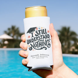 Grappig, ik begrijp niets van gepersonaliseerd Afs Seltzer Blikjeskoeler