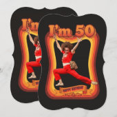 Grappig ik ben 50 Verjaardag Sally O'Malley Design Kaart (Voorkant / Achterkant)