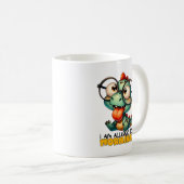 Grappig Ik ben allergisch voor Morgens Koffiemok (Voorkant rechts)