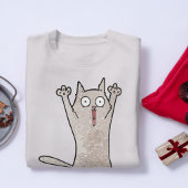 Grappig 'Ik ben besmet met straling' Cat Meme T-shirt