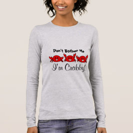 Grappig, ik ben Crabby. Happy Red Crabs T-shirt