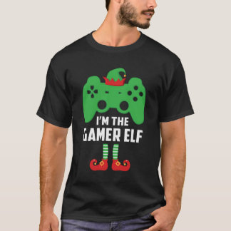 Grappig ik ben de gamer elf video controller gamin t-shirt