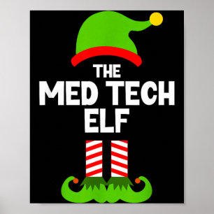 Grappig ik ben de medische technologie elf kerst X Poster
