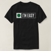 Grappig, ik ben Easy Snowboard Ski Mountain Sign R T-shirt (Design voorkant)