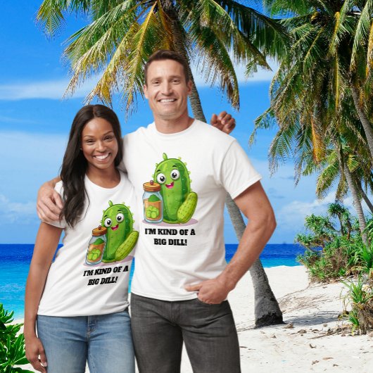 Grappig, ik ben een beetje een Big Dill T-shirt