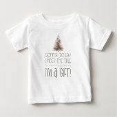 Grappig Ik ben een Gift Holiday Baby Tshirt voor K (Voorkant)
