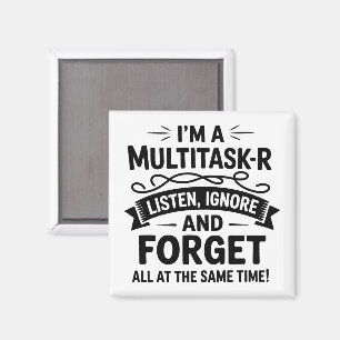 Grappig Ik ben een Multitasker Zeggen Moeder Leven Magneet