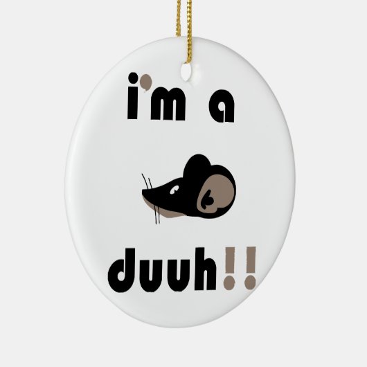 grappig, ik ben een muzikant. keramisch ornament (Rechts)