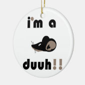 grappig, ik ben een muzikant. keramisch ornament (Links)