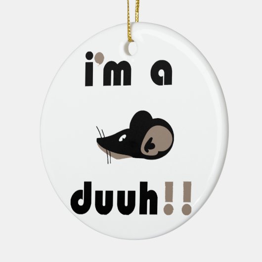 grappig, ik ben een muzikant. keramisch ornament (Links)