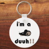 grappig, ik ben een muzikant. sleutelhanger (Voorkant)