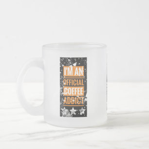 Grappig Ik ben een Officiële Koffieverslaafde Mok