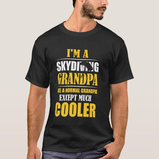 Grappig, ik ben een parachutespringende opa zoals t-shirt (Voorkant)