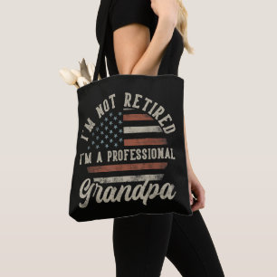 Grappig "Ik Ben Een Professioneel Opa" Pensioen Tote Bag