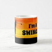 Grappig "Ik ben een Swinger" Golf Koffiemok (Center)