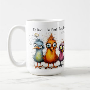 Grappig Ik ben Fijne Eigenzinnige Vogel Koffie Mok