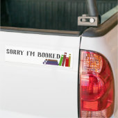 Grappig, ik ben geboekt Bumpersticker (Op Truck)
