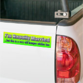 Grappig - Ik ben gelukkig getrouwd Bumpersticker (Op Truck)